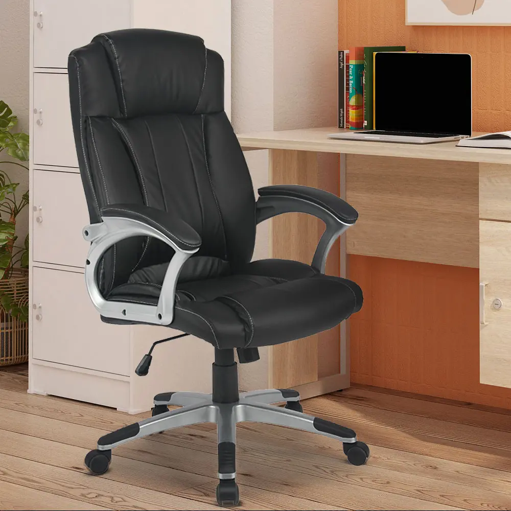 PIRA WORK - TAYLOR PC KURSI KERJA / KURSI KANTOR PRESIDENT CHAIR HITAM - BLACK warna BLACK - PIRA WORK - foto 1