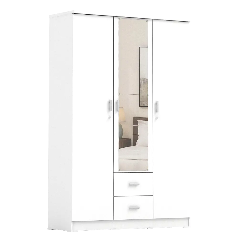 PIRA METROPOLIS OX -  ASTA 3PL LEMARI PAKAIAN 3 PINTU warna WHITE - PIRA METROPOLIS OX - foto 4