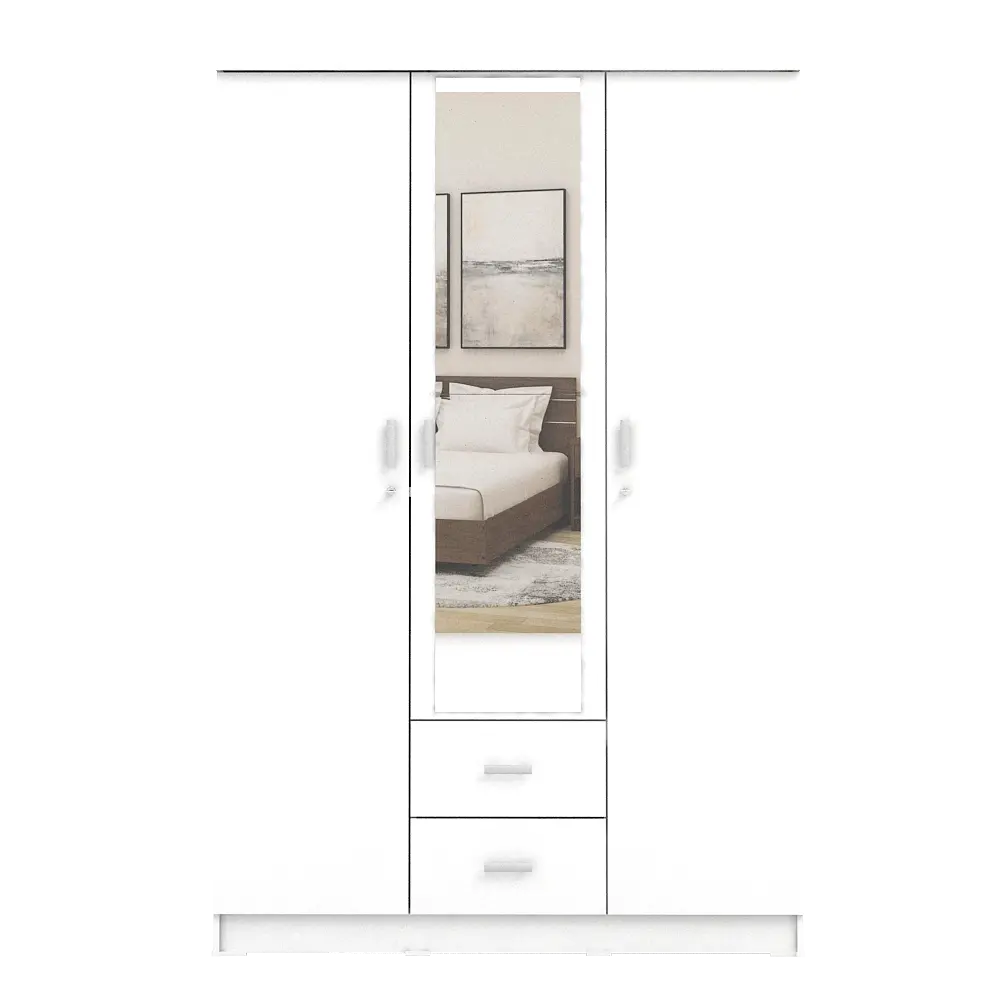 PIRA METROPOLIS OX -  ASTA 3PL LEMARI PAKAIAN 3 PINTU warna WHITE - PIRA METROPOLIS OX - foto 7