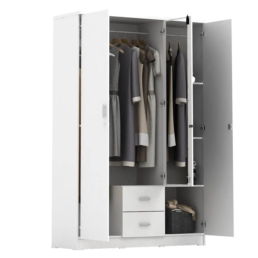 PIRA METROPOLIS OX -  ASTA 3PL LEMARI PAKAIAN 3 PINTU warna WHITE - PIRA METROPOLIS OX - foto 10