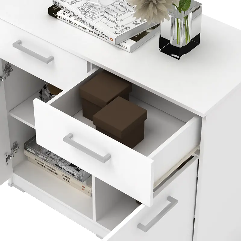 PIRA METROPOLIS OX - ARUNA SB81 BUFET / RAK DAPUR / KITCHEN SET BAWAH DAPUR / LEMARI DAPUR warna WHITE - PIRA METROPOLIS OX - foto 9