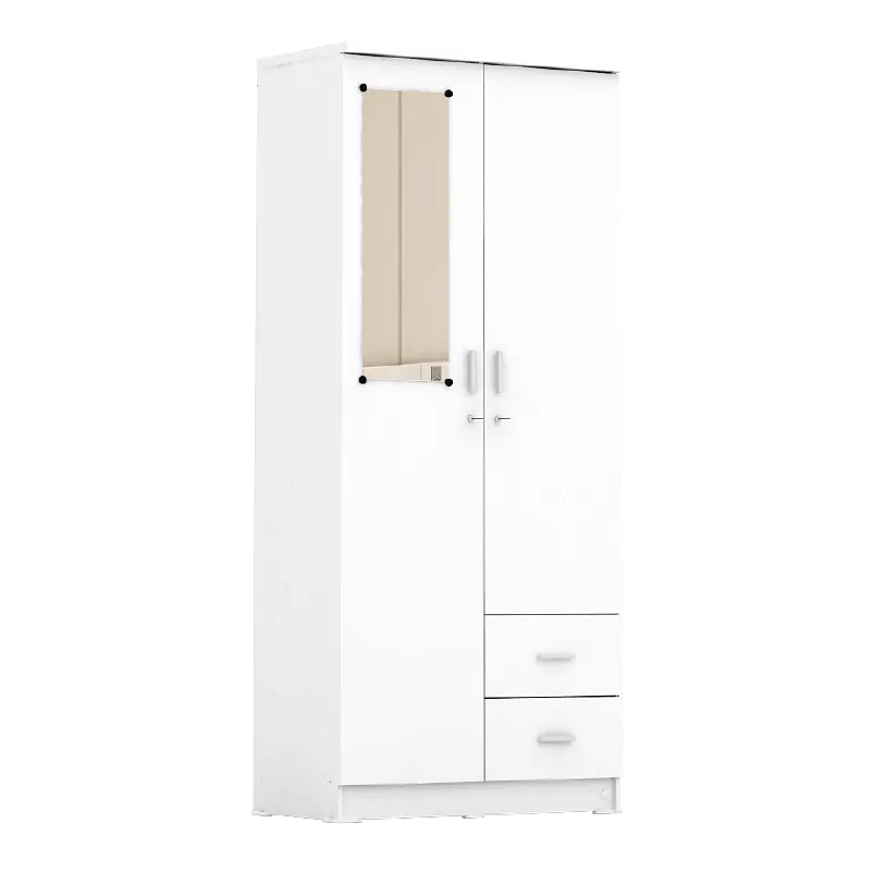 PIRA METROPOLIS - ALANA 2PL A LEMARI PAKAIAN 2 PINTU warna WHITE - PIRA METROPOLIS - foto 9