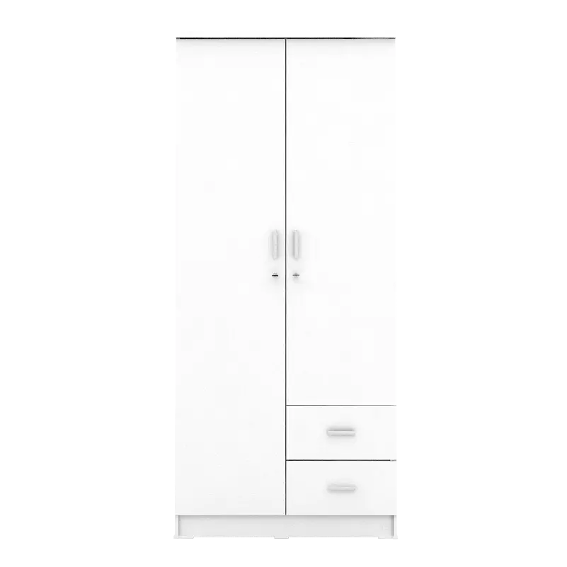 PIRA METROPOLIS - ALANA 2PL A LEMARI PAKAIAN 2 PINTU warna WHITE - PIRA METROPOLIS - foto 8