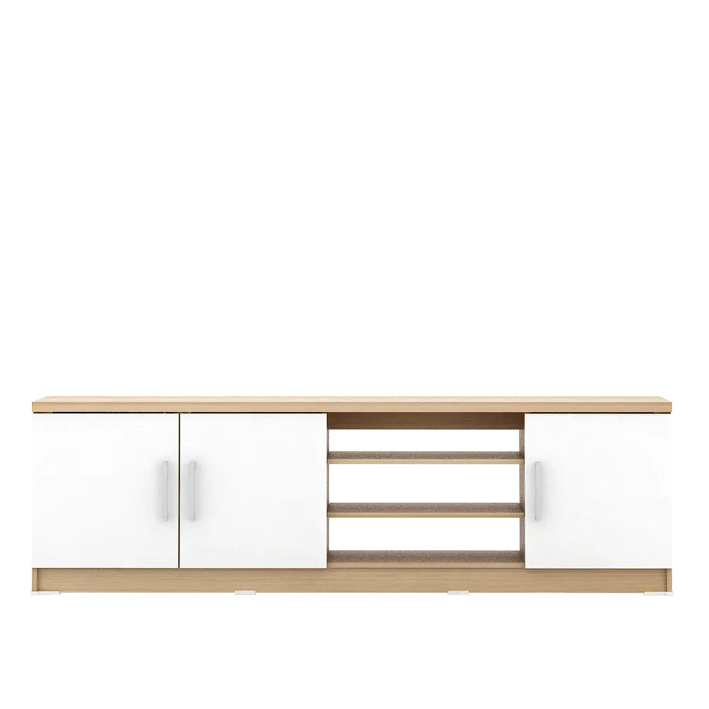 PIRA METROPOLIS - ARUNA AVA TV150 MEJA TV / RAK TV MINIMALIS warna PRO OAK - WHITE - PIRA METROPOLIS OX - foto 7