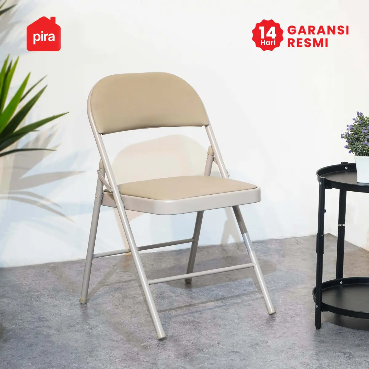 PIRA - SOLO AVA CH45 KURSI LIPAT OUTDOOR / KURSI LIPAT / KURSI CAFE warna DESERT GREY - PIRA - foto 2