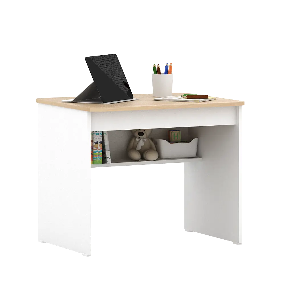 PIRA KIDS - MYKO DKK60 MEJA BELAJAR ANAK warna WHITE SM - PRO OAK - PIRA KIDS - foto 5
