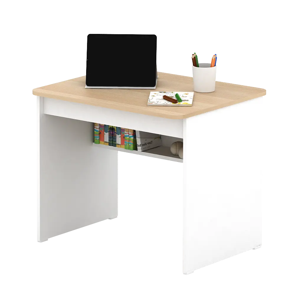 PIRA KIDS - MYKO DKK60 MEJA BELAJAR ANAK warna WHITE SM - PRO OAK - PIRA KIDS - foto 6
