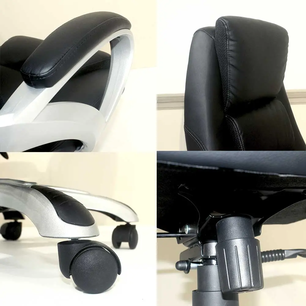 PIRA WORK - WILSON PC KURSI KERJA / KURSI KANTOR PRESIDENT CHAIR HITAM - BLACK warna BLACK - PIRA WORK - foto 5