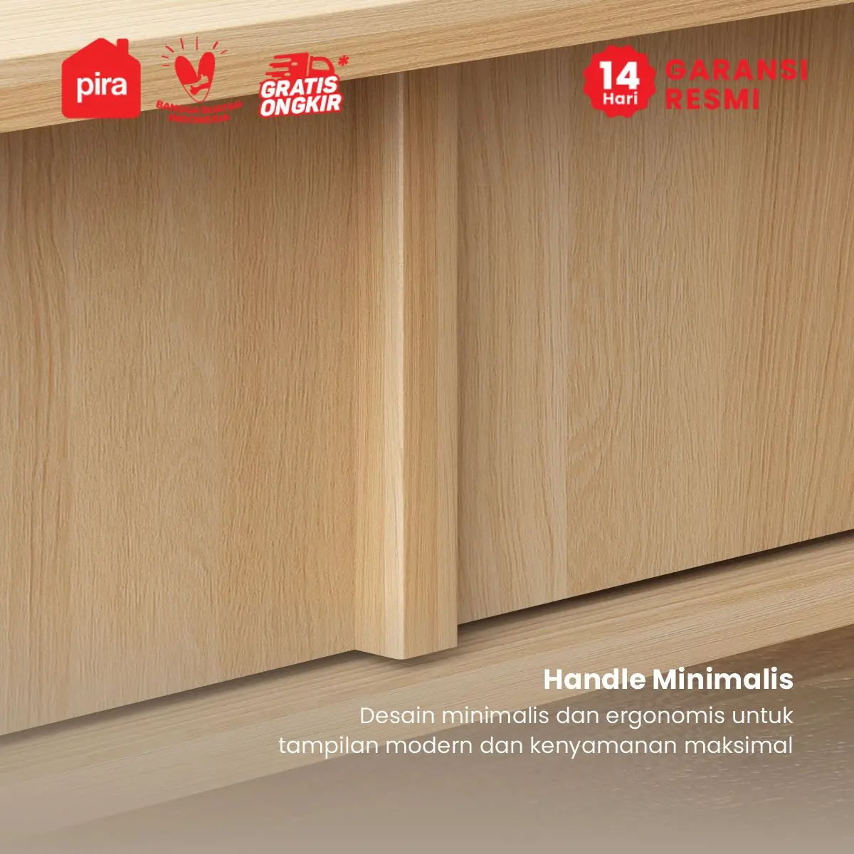 PIRA - SHIBUI CT100 MEJA TAMU / MEJA RUANG TAMU warna PRO OAK - PIRA - foto 6
