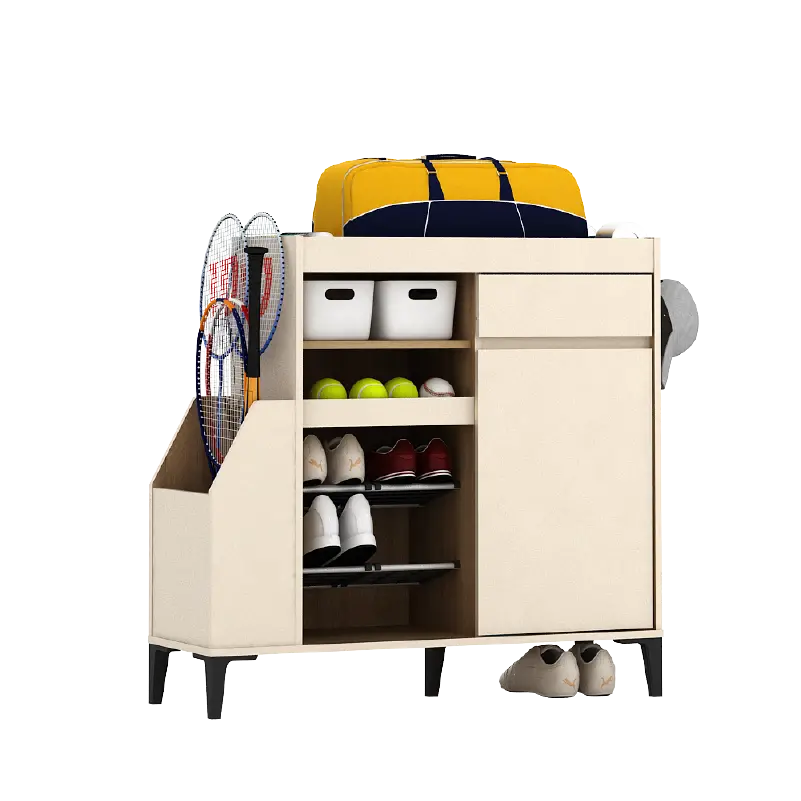 PIRA -  ATLETA SS100 TEMPAT PENYIMPANAN ALAT OLAHRAGA / BUFET warna LIGHT TAUPE - YELLOW OAK - PIRA - foto 3