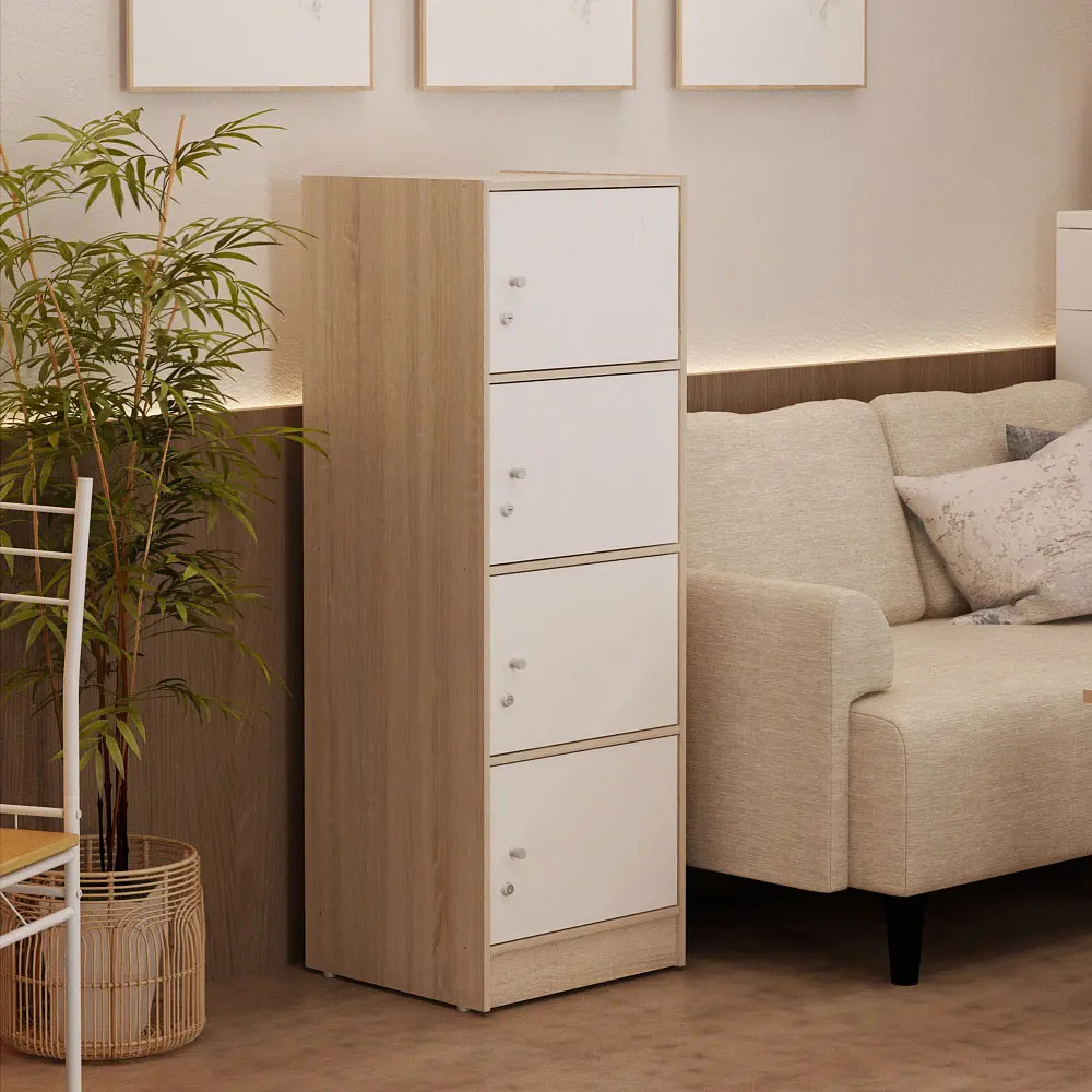 PIRA SLEEP 1 FEPS MF180 WHITE - CREAM + ALBA RSG 4 TS - SONOMA OAK - WHITE - foto 10