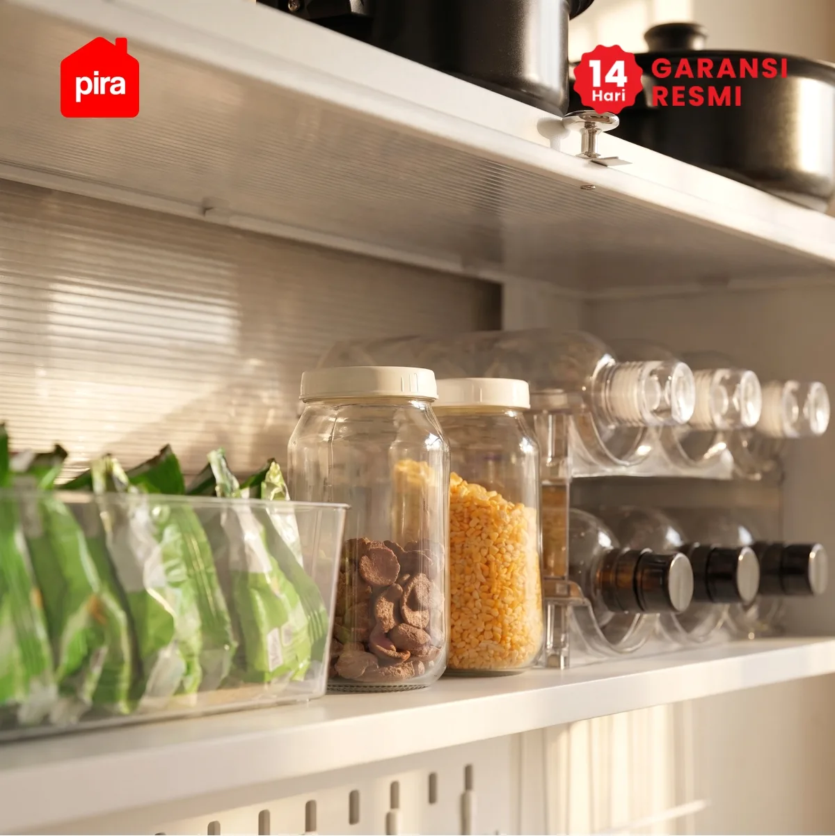 PIRA - DISH AVA MDR65 H RAK PIRING / RAK PIRING GANTUNG / RAK DAPUR / RAK WASTAFEL / RAK PENGERING PIRING warna WHITE - PIRA - foto 5