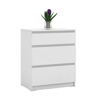 PIRA - LINUS CH3 LEMARI LACI warna WHITE SM - PIRA - foto 4