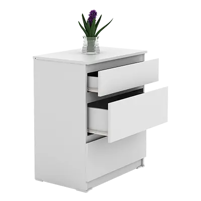 PIRA - LINUS CH3 LEMARI LACI warna WHITE SM - PIRA - foto 6