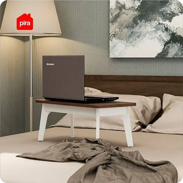 LEO DESK warna BROWN WALNUT - PIRA OX - foto 4