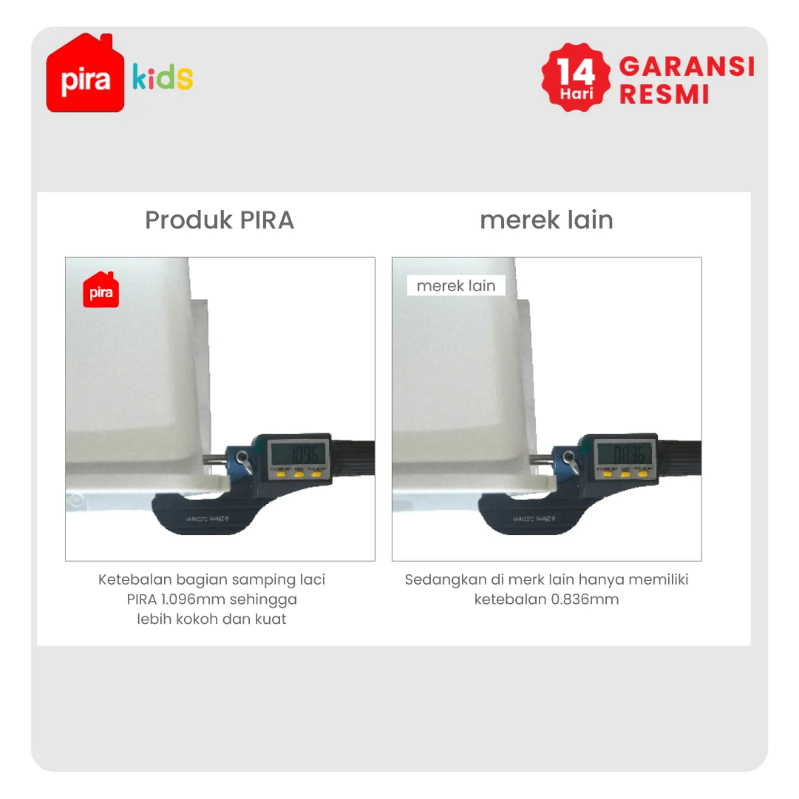 PIRA KIDS - BOB PCH4+2 LEMARI LACI PLASTIK / LEMARI PLASTIK / DRAWER PLASTIK / LEMARI BAYI / LEMARI PAKAIAN ANAK warna BLUE - PIRA KIDS - foto 8