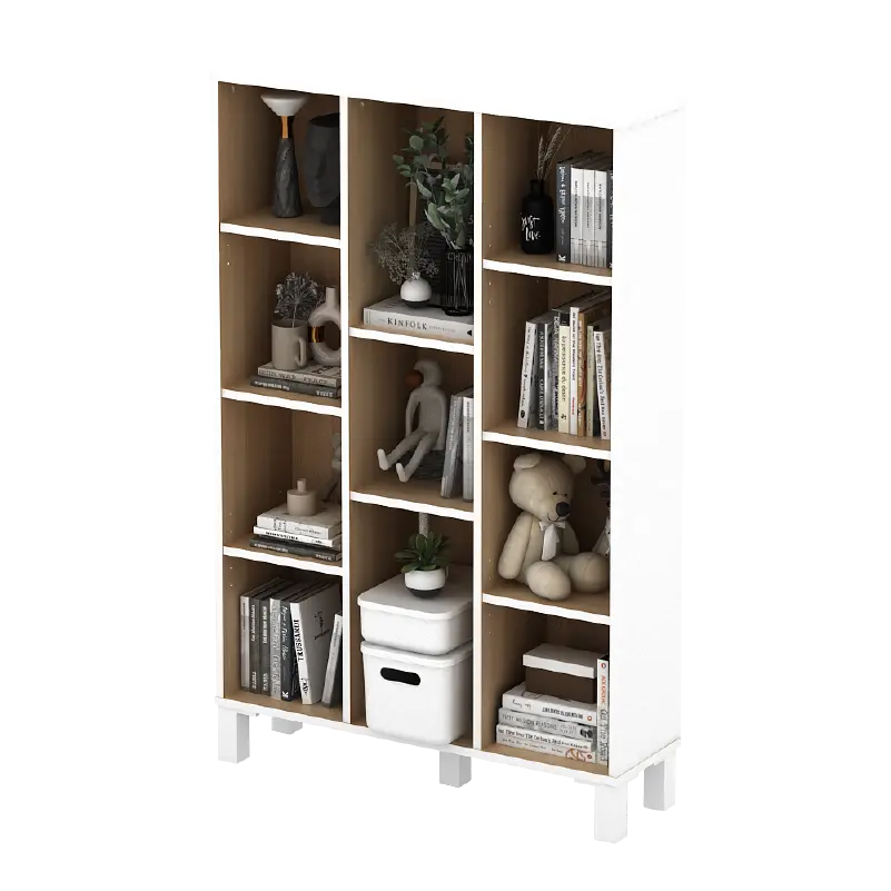 PIRA OX - POLKA BC80 RAK BUKU / RAK SERBAGUNA / RAK 11 SUSUN warna WHITE - PRO OAK - PIRA OX - foto 5