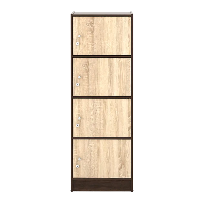 PIRA METROPOLIS - ALBA RSG 4 TS RAK SERBAGUNA / LEMARI SUSUN warna AMERICAN WALNUT - SONOMA OAK - METROPOLIS - foto 3