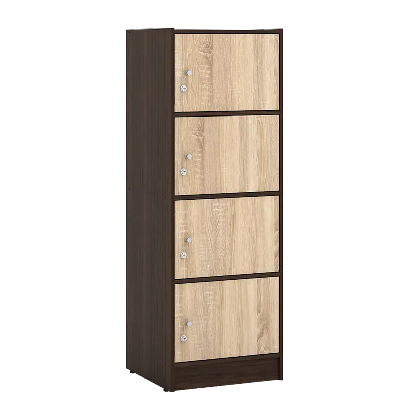 PIRA METROPOLIS - ALBA RSG 4 TS RAK SERBAGUNA / LEMARI SUSUN warna AMERICAN WALNUT - SONOMA OAK - METROPOLIS - foto 5