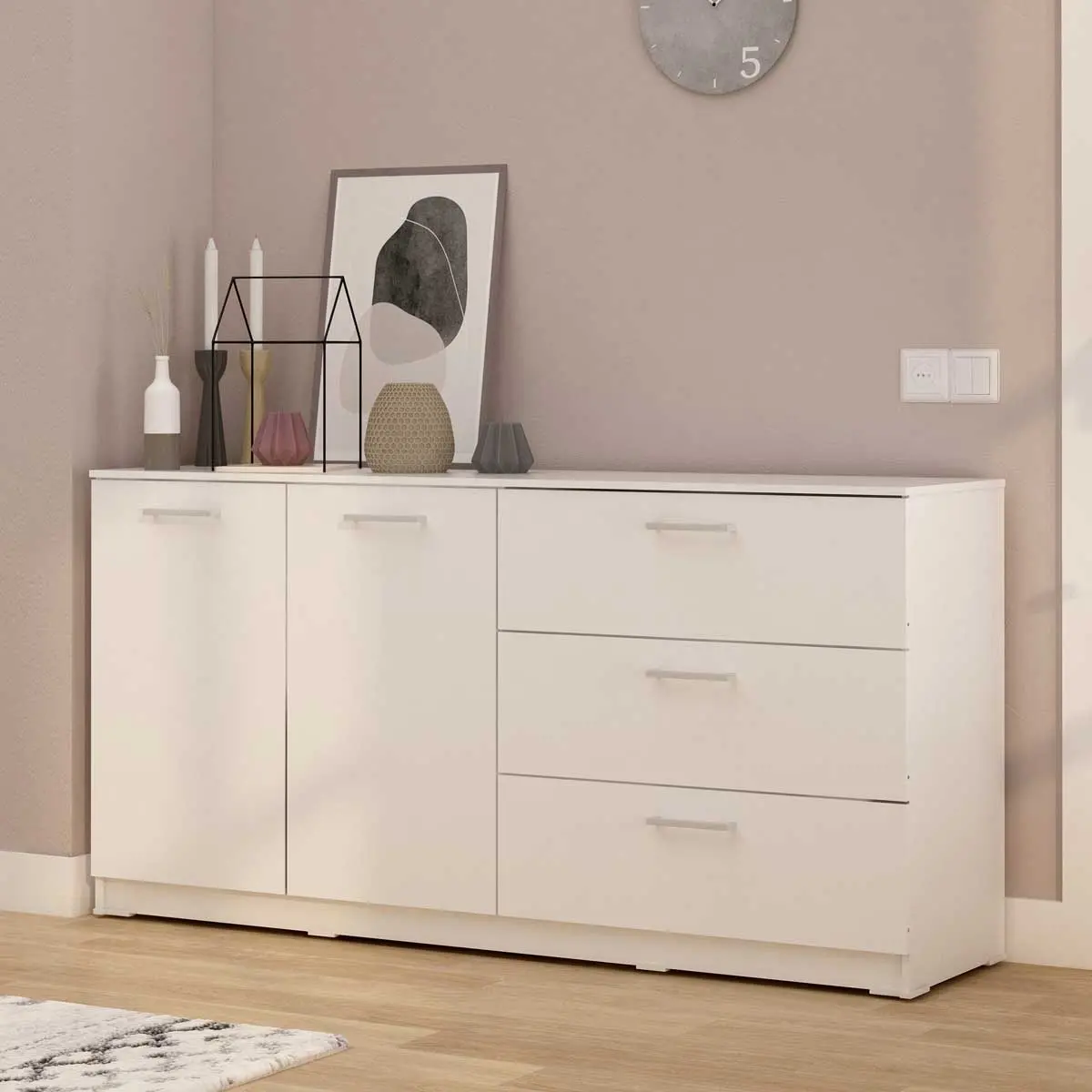 PIRA METROPOLIS OX - ARUNA SB150 BUFET / RAK DAPUR / KITCHEN SET BAWAH DAPUR / LEMARI DAPUR warna WHITE - PIRA METROPOLIS OX - foto 7