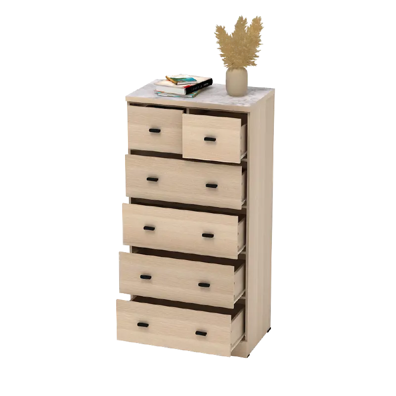 PIRA METROPOLIS - YORK CH4+2 LEMARI LACI / LEMARI SUSUN / DRAWER warna PRO OAK - PIRA METROPOLIS - foto 11