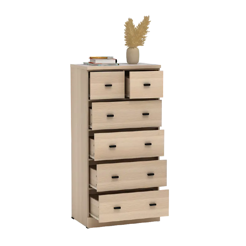 PIRA METROPOLIS - YORK CH4+2 LEMARI LACI / LEMARI SUSUN / DRAWER warna PRO OAK - PIRA METROPOLIS - foto 12