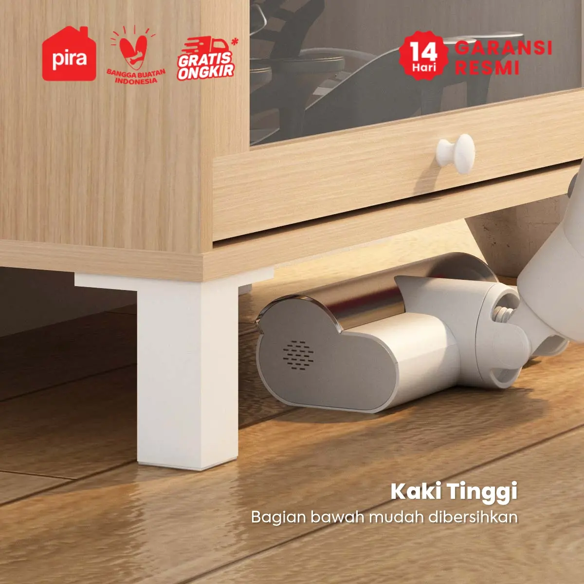 PIRA METROPOLIS -  KORYU SR60 RAK SEPATU / LEMARI SEPATU / RAK SERBAGUNA warna PRO OAK - PIRA METROPOLIS - foto 11