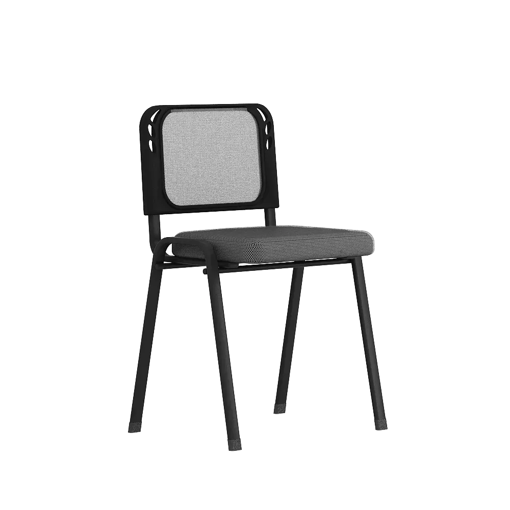 PIRA WORK - FETT VC KURSI HADAP / KURSI SUSUN / KURSI MEETING / KURSI KANTOR / ISO CHAIR warna DARK GREY - PIRA WORK - foto 4