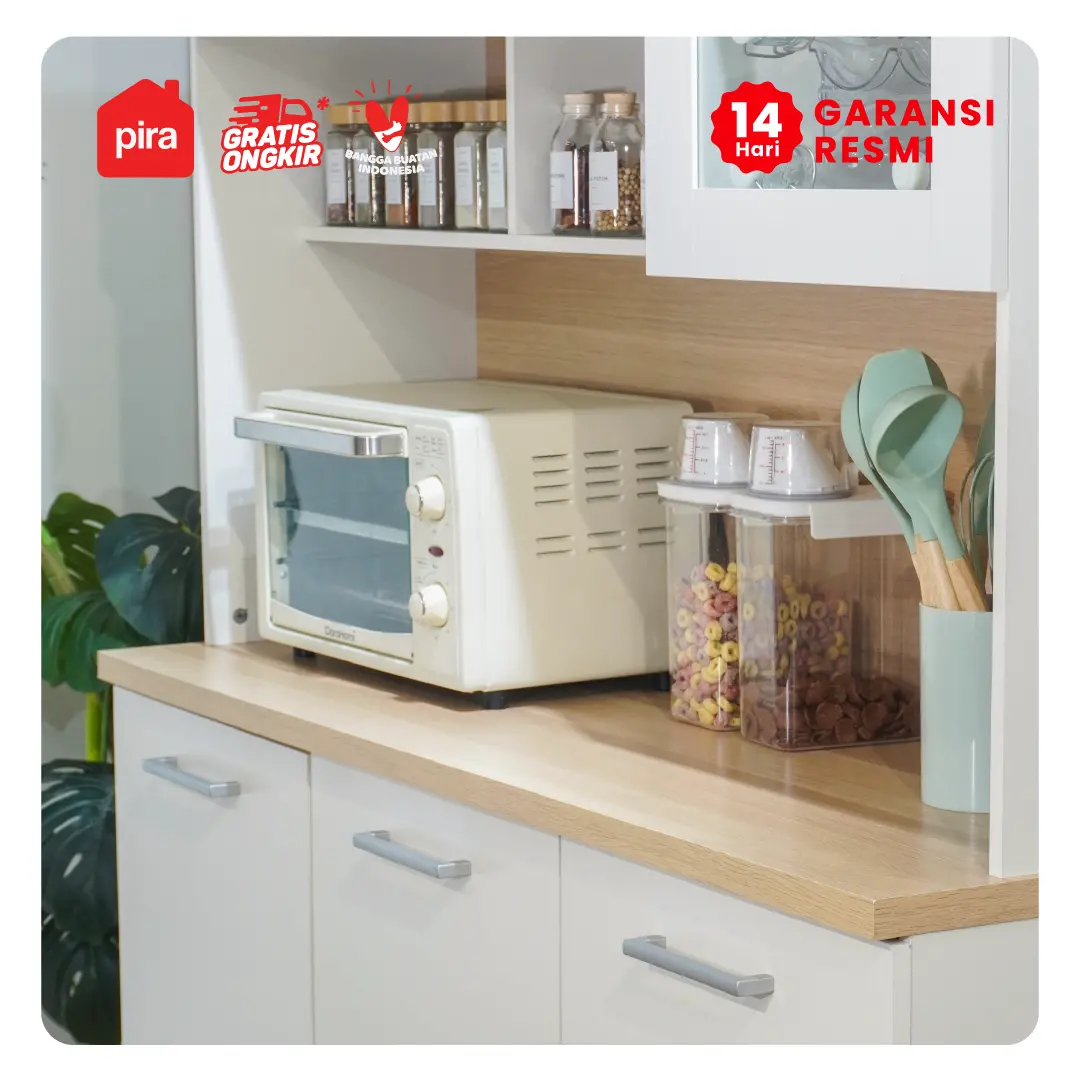 PIRA METROPOLIS - ARUNA KC120 LEMARI DAPUR / RAK DAPUR / KITCHEN SET / KABINET DAPUR warna WHITE - PRO OAK - PIRA METROPOLIS OX - foto 5