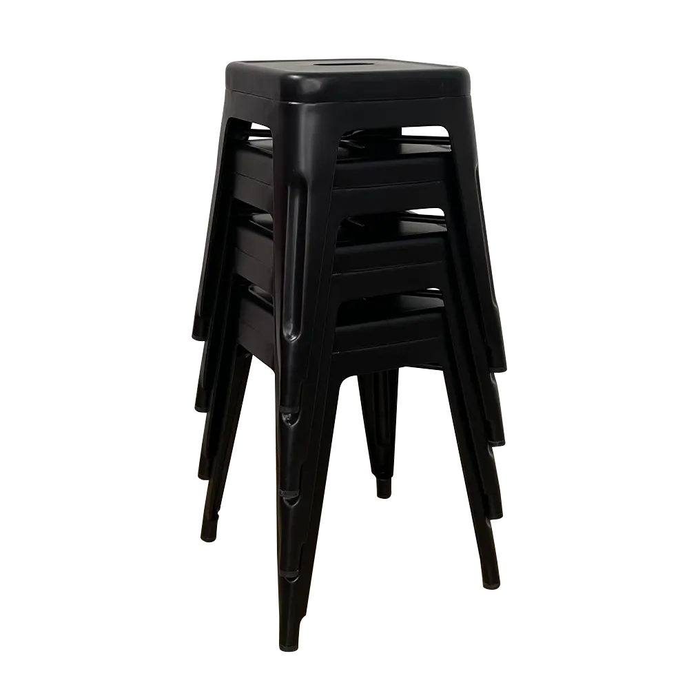 PIRA - KORG LC KURSI CAFE / KURSI BESI / KURSI MAKAN / KURSI OUTDOOR / BANGKU BESI warna BLACK - PIRA - foto 8