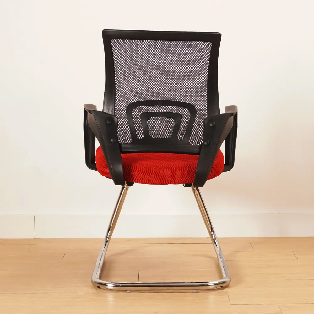 PIRA WORK - FINN VC PR KURSI HADAP / KURSI MEETING / KURSI KERJA / KURSI KANTOR warna BLACK - RED - PIRA WORK - foto 4
