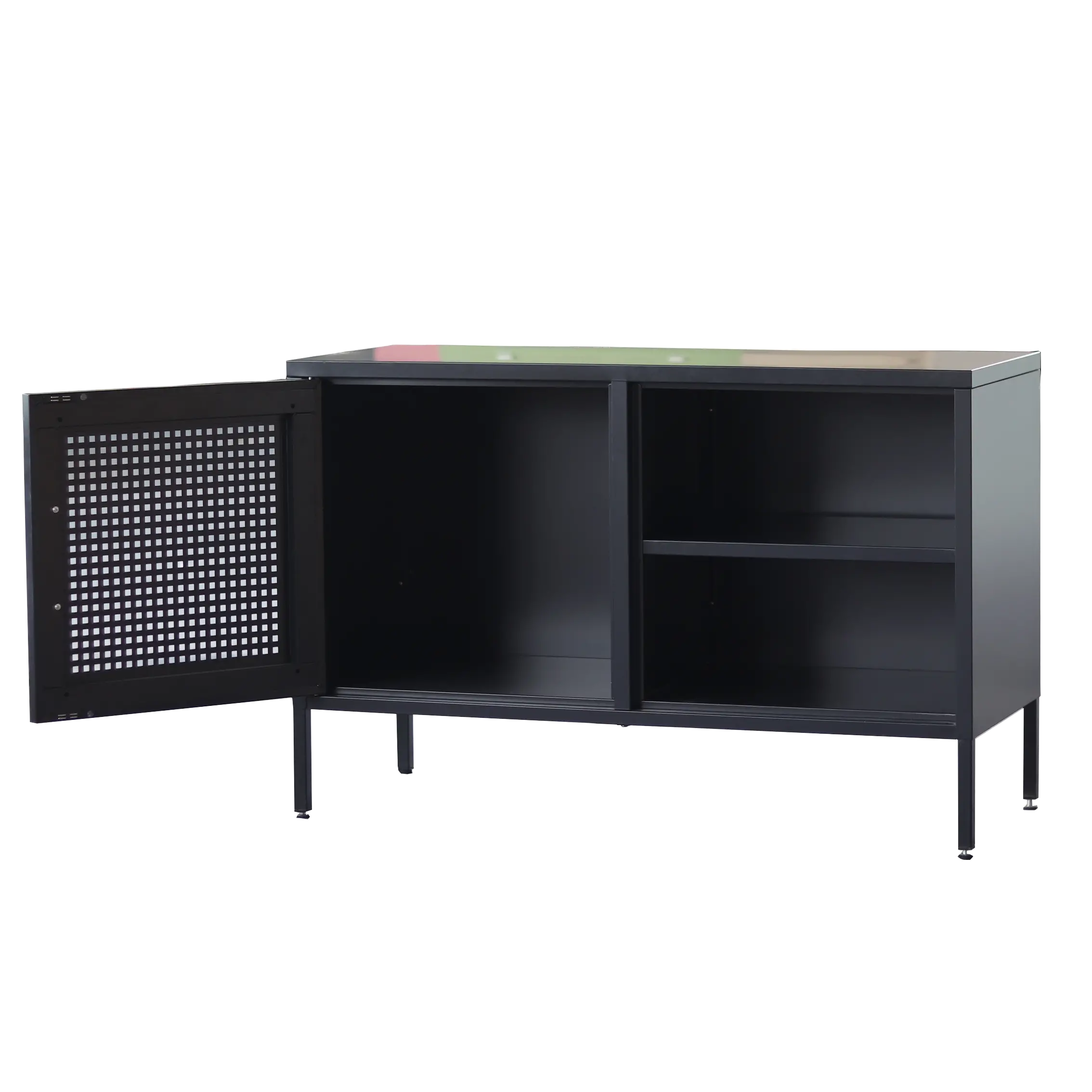 PIRA - KANO MTV100 RAK TV BESI / MEJA TV BESI warna BLACK - PIRA - foto 10