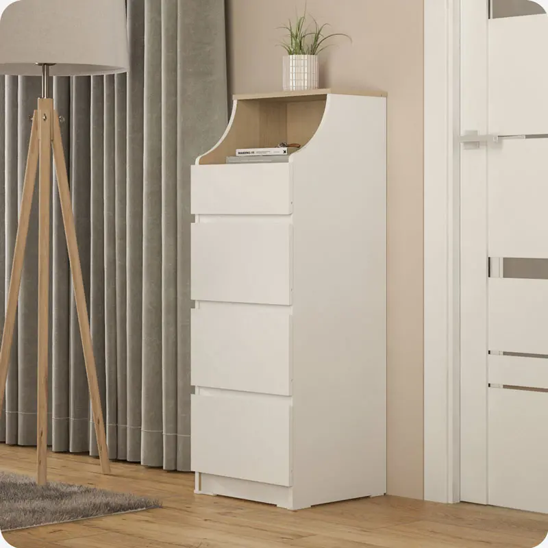PIRA - LINUS CHS440 LEMARI LACI / LEMARI SUSUN / DRAWER warna WHITE - PIRA - foto 2