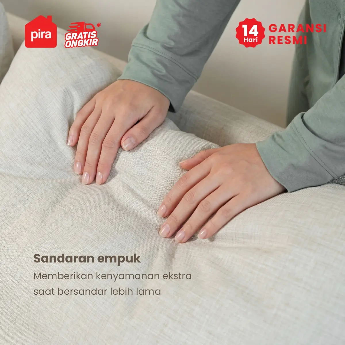 PIRA - AMARTA 2S SOFA 2 SEATER warna VANILA XO - PIRA - foto 5