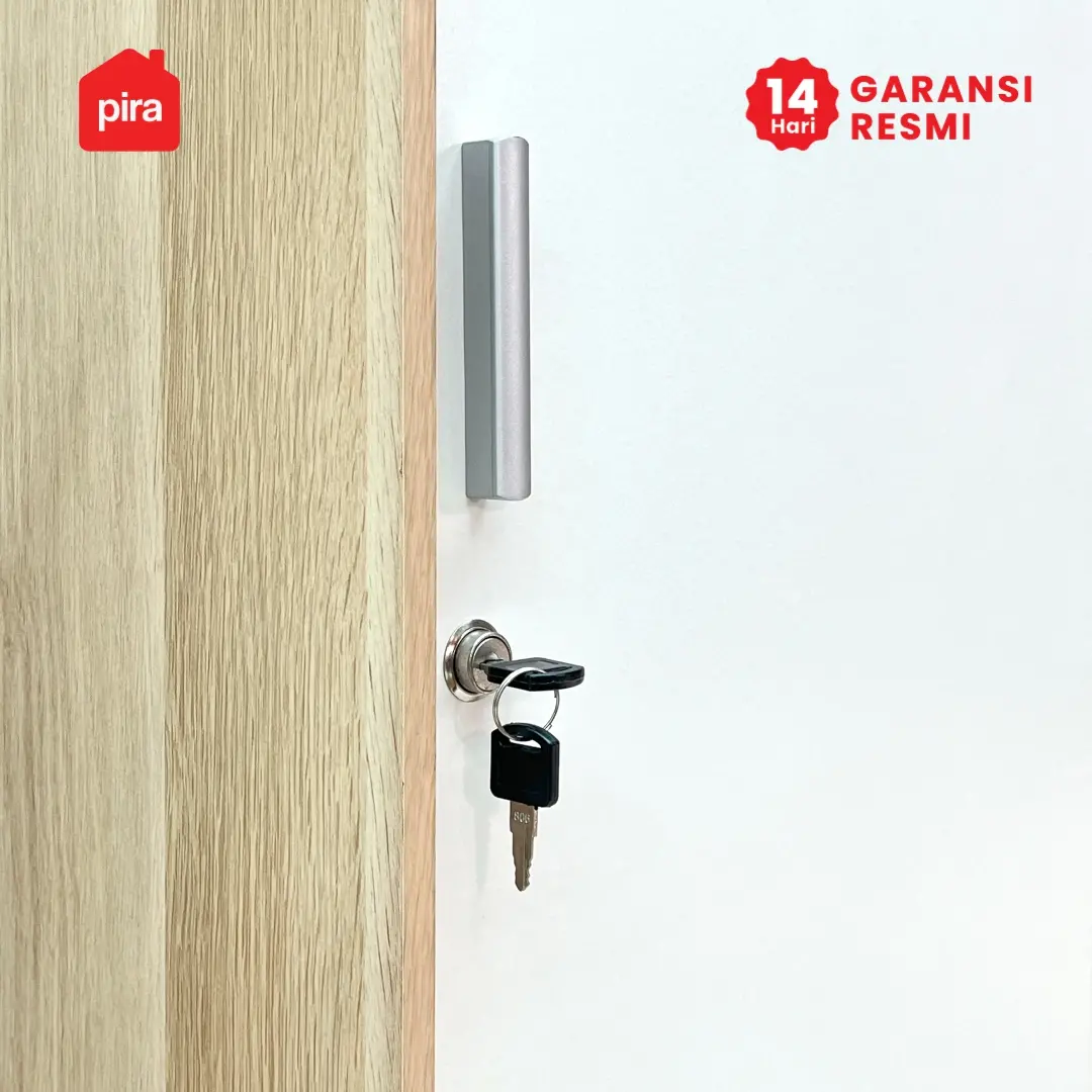 PIRA METROPOLIS OX - ARUNA WDSL80 A MR LEMARI PAKAIAN PINTU GESER / SLIDING warna WHITE - PIRA METROPOLIS OX - foto 4
