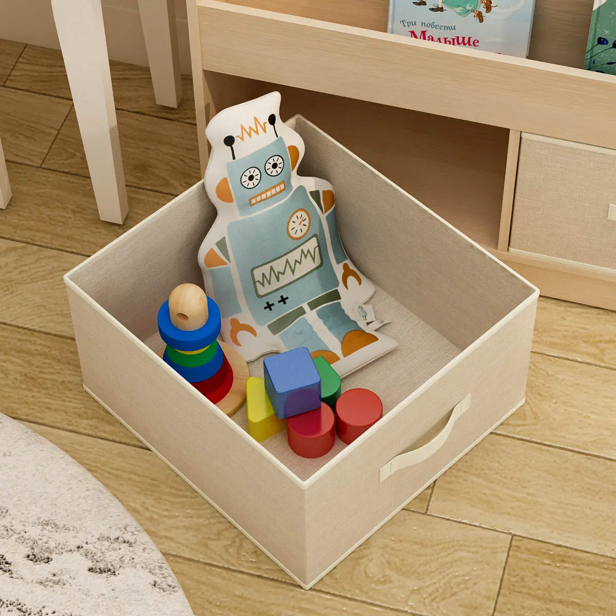 PIRA KIDS - CASAMI SU RAK BUKU ANAK DENGAN LACI PENYIMPANAN warna PRO OAK - PIRA KIDS - foto 5