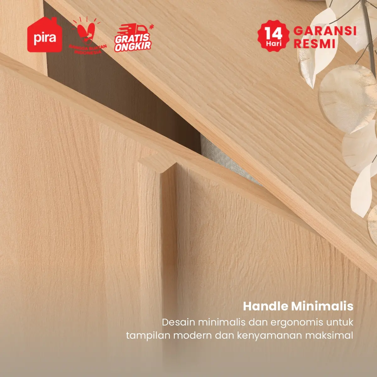 PIRA - SHIBUI SB160 BUFET / SIDEBOARD / LEMARI KABINET / MEJA TV warna PRO OAK - PIRA - foto 6