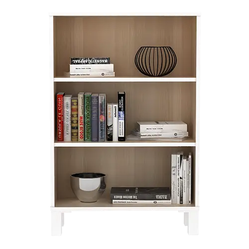PIRA OX -  POLKA BC60 S RAK BUKU / RAK SERBAGUNA / RAK SUSUN warna WHITE SM - PRO OAK - PIRA OX - foto 5