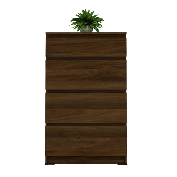 PIRA - LINUS CH4 LEMARI LACI warna BROWN WALNUT - PIRA - foto 5