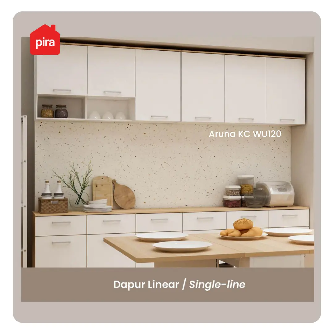 PIRA METROPOLIS OX - ARUNA KC WU120 RAK DAPUR / RAK GANTUNG DAPUR / KITCHEN SET ATAS 3 PINTU warna WHITE - PRO OAK - PIRA METROPOLIS OX - foto 6