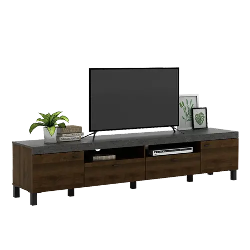 PIRA BAVARIAN - BENEDICT TV210 MEJA TV/RAK TV warna BROWN WALNUT - STONE - BAVARIAN - foto 2