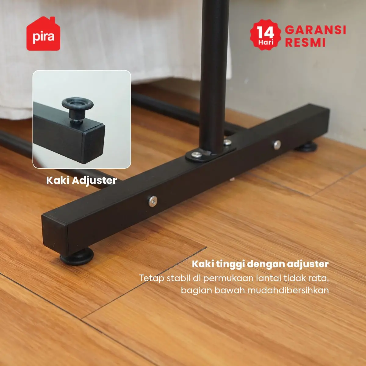PIRA - ATLA CR 101 RAK GANTUNG BAJU / STAND GANTUNGAN / STAND HANGER / RAK BESI warna BLACK - PIRA - foto 6