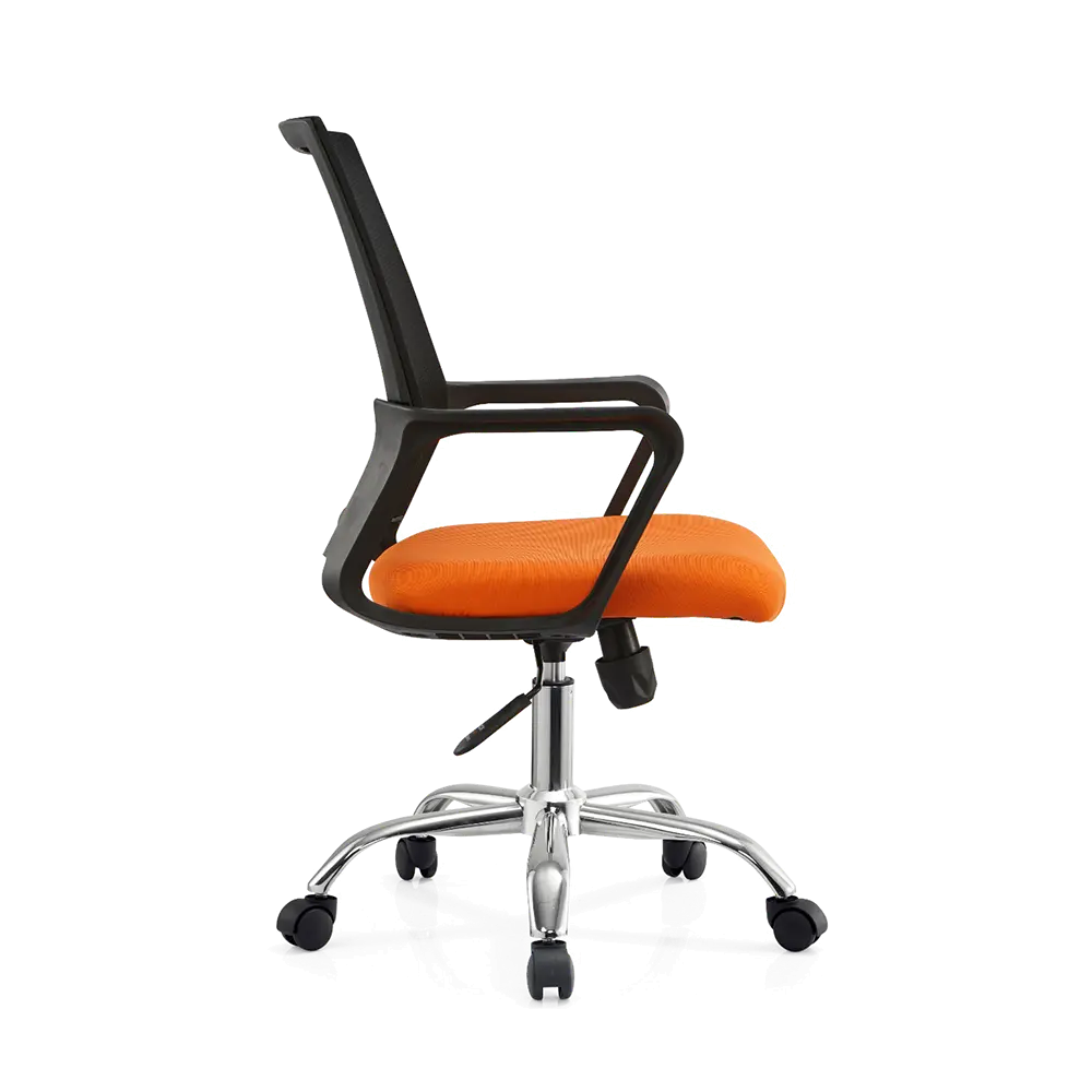 PIRA WORK - REY OC PR KURSI KERJA / KURSI KANTOR warna BLACK - ORANGE - PIRA WORK - foto 7