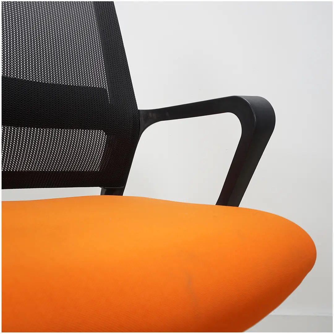 PIRA WORK - REY OC PR KURSI KERJA / KURSI KANTOR warna BLACK - ORANGE - PIRA WORK - foto 4