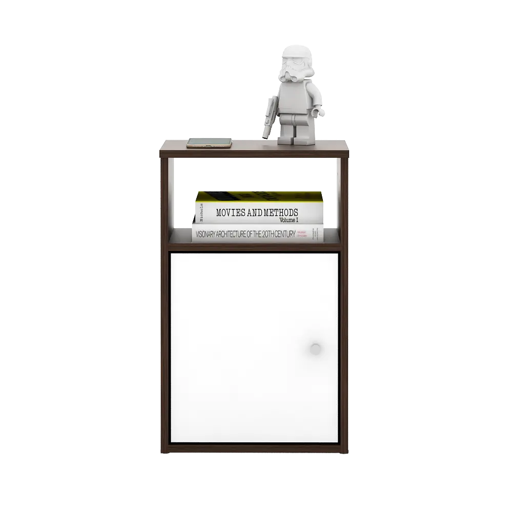 CLARISA AMERICAN WALNUT - WHITE 2 PCS - foto 3