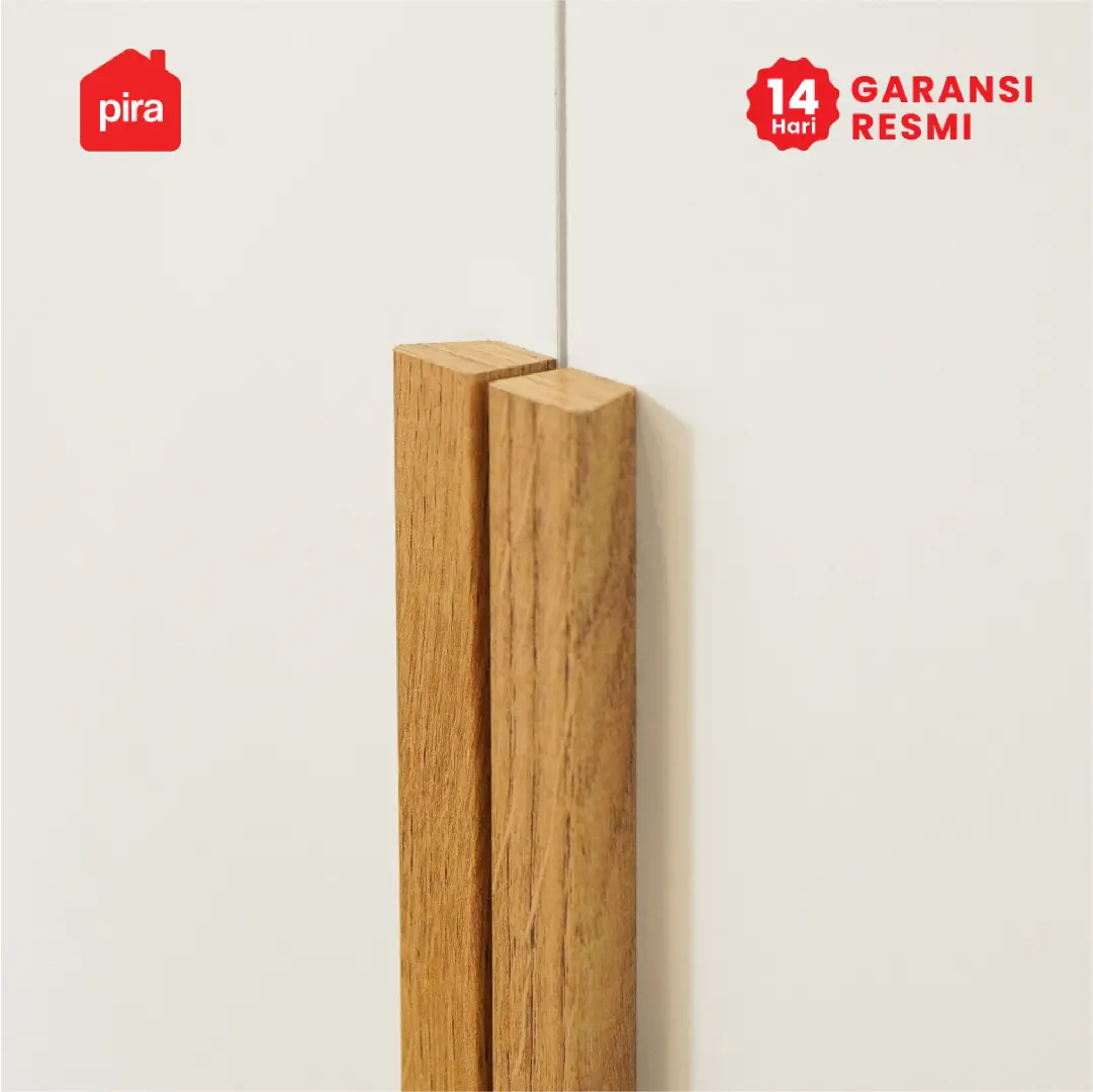 PIRA METROPOLIS -  YONA 5P 2DR LEMARI PAKAIAN 5 PINTU DENGAN 2 LACI warna WHITE - PRO OAK - PIRA METROPOLIS - foto 7