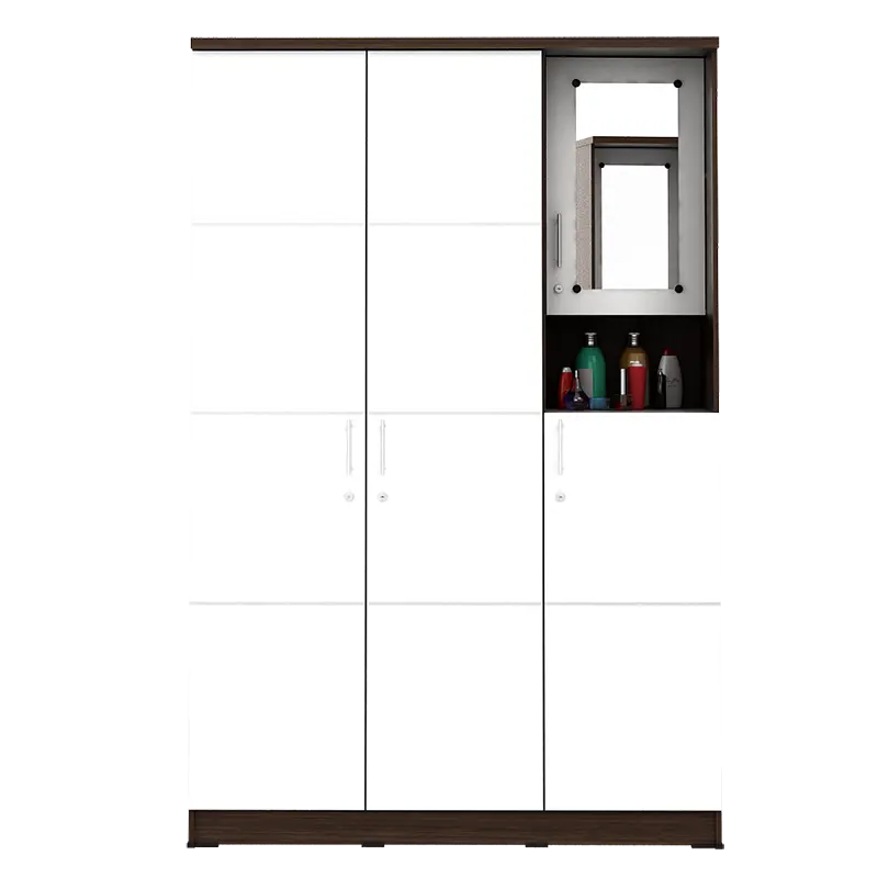PIRA METROPOLIS - ALBA WDD 3 LEMARI PAKAIAN 3 PINTU warna AMERICAN WALNUT - WHITE - METROPOLIS - foto 2