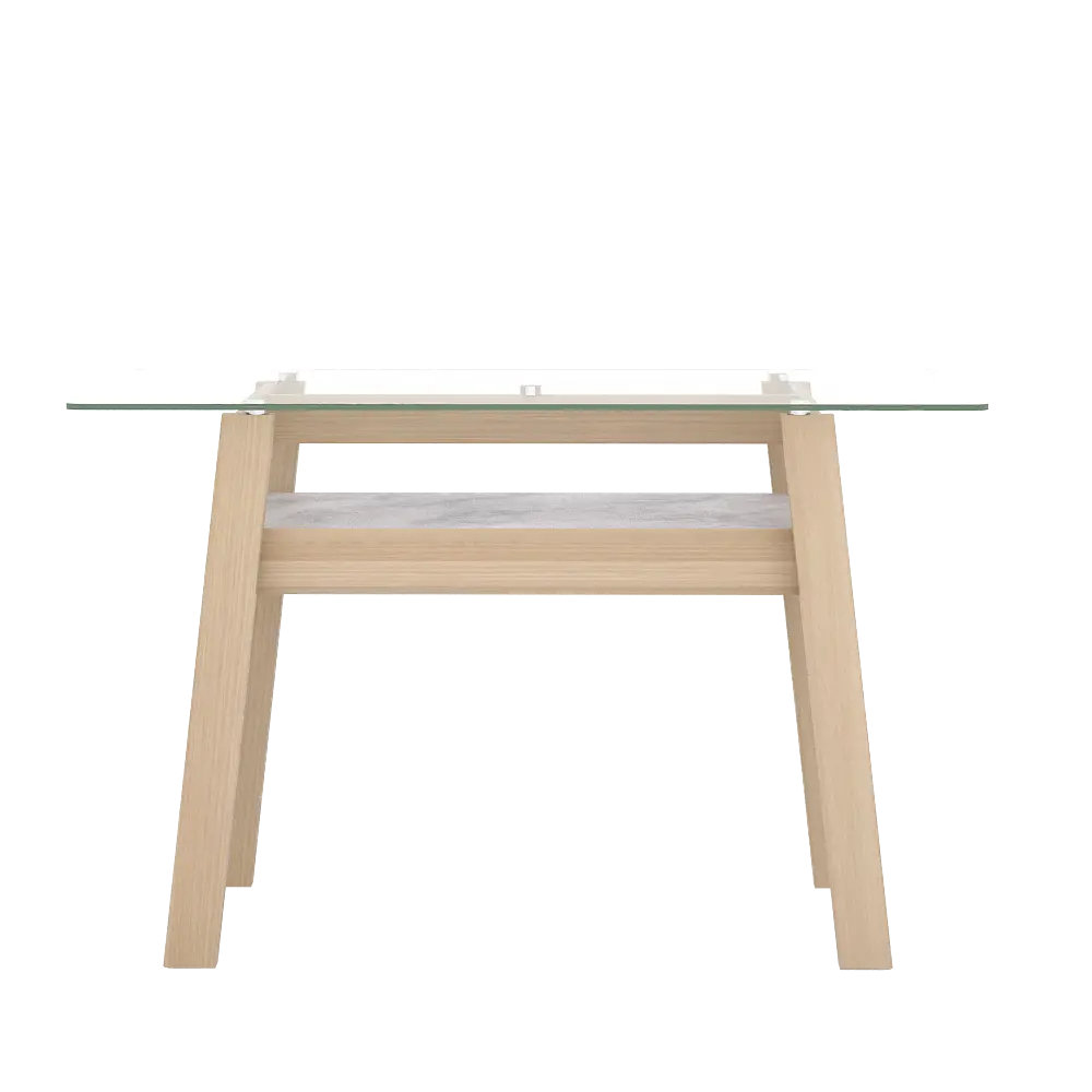 PIRA - NOBBEY DT120 MEJA MAKAN warna PRO OAK - PIRA - foto 12