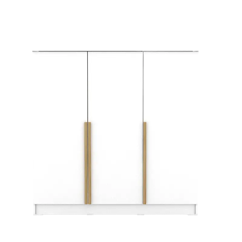 PIRA METROPOLIS - YONA BLS120 LEMARI PAKAIAN 3 PINTU FULL RAK warna WHITE - YELLOW OAK - PIRA METROPOLIS - foto 10