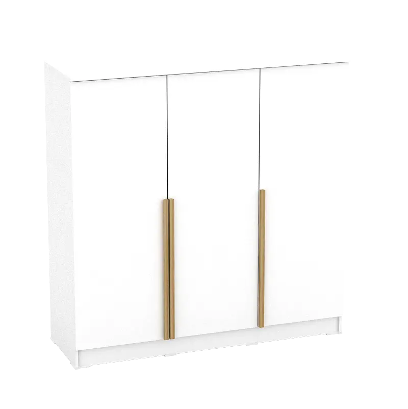 PIRA METROPOLIS - YONA BLS120 LEMARI PAKAIAN 3 PINTU FULL RAK warna WHITE - YELLOW OAK - PIRA METROPOLIS - foto 9